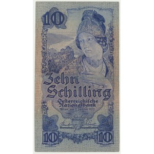 Austria, 10 Schilling 1933