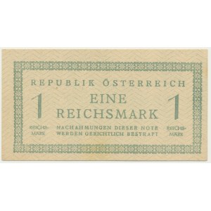 Austria, 1 Reichsmark 1945