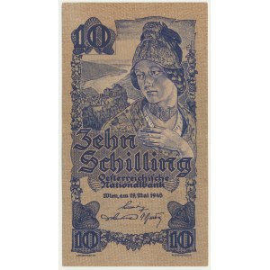 Austria, 10 Schillings 1945