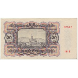 Rakousko, 20 šilinků 1946
