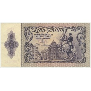 Rakousko, 10 šilinků 1950