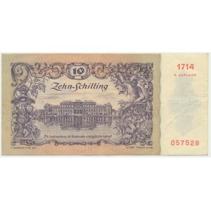 Austria, 10 Schilling 1950