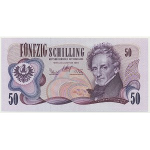 Rakousko, 50 šilinků 1970