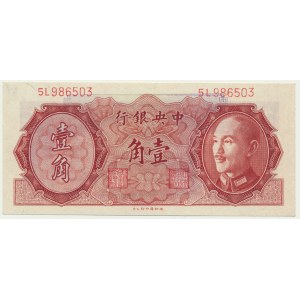 China, 10 Cents 1946