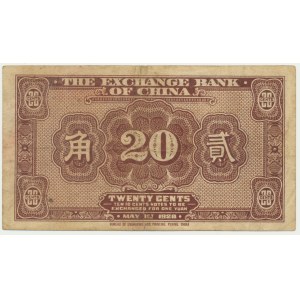 Čína, 20 centov 1928