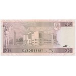 Lithuania, 20 Litu 1993 - ★ N 0000803 - replacement note - RARE
