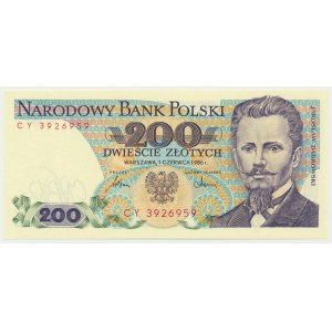 200 zloty 1986 - CY -.