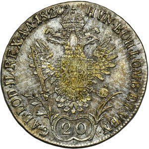 Austria, Franz II, 20 Kreuzer Wien 1820 A