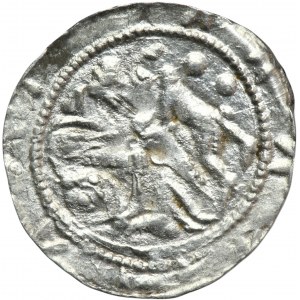 Vladislaus II the Exile, Denarius - Eagle and Hare, stars and balls