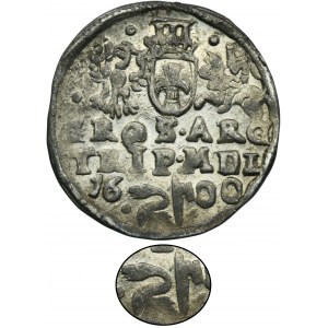 Zikmund III Vasa, Vilnius Trojak 1600 - VELMI RARITNÍ, Labuť a háček