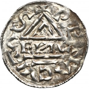 Německo, Bavorsko, Regensburg, Otto III, denár