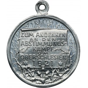 Silesia, Medal commemorating the 1921 referendum in Upper Silesia