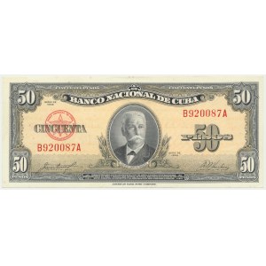 Cuba, 50 Pesos 1958