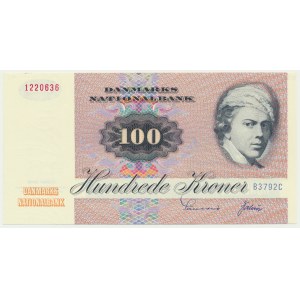 Denmark, 100 Kroner 1972