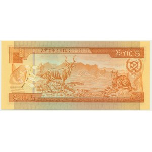 Ethiopia, 5 Birr (1976-1987)