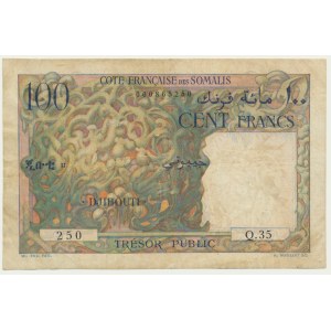 France, French Somaliland, 100 Francs 1952