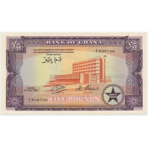 Ghana, 5 Pounds 1962