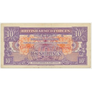 Great Britain, British Armed Forces, 10 Shillings (1946)