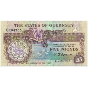 Guernsey, 5 Pounds (1991-1995)