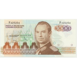 Lucembursko, 1 000 franků (1985)