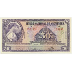 Nicaragua, 50 Cordobas 1945