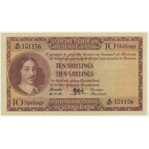 South Africa, 10 Shillings 1958