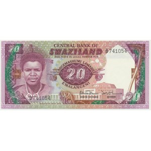 Svazijsko (Eswatini), 20 let 1986