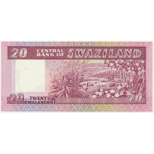 Swaziland (Eswatini), 20 Emalangeni 1986