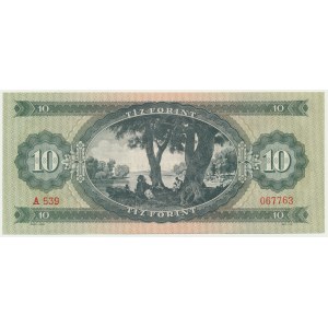 Maďarsko, 10 forintů 1960