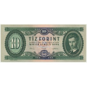 Hungary, 10 Forint 1962