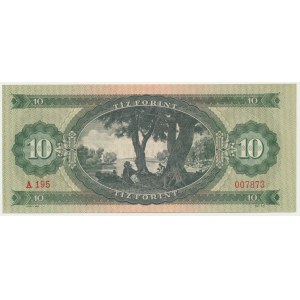 Hungary, 10 Forint 1962