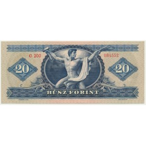 Hungary, 20 Forint 1962