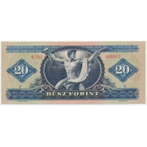 Maďarsko, 20 forintů 1965