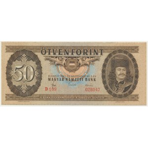 Maďarsko, 50 forintů 1965