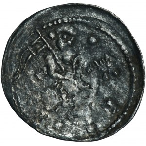 Kuiavia, Konrad I or Casimir I, Denarius undated - VERY RARE