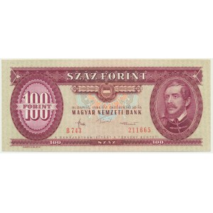 Maďarsko, 100 forintů 1984