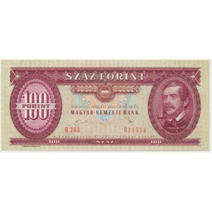 Maďarsko, 100 forintů 1989
