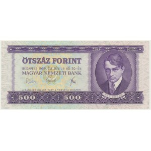 Maďarsko, 500 forintů 1969