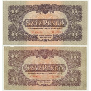 Hungary, 100 Pengo 1944 (2 pcs.)