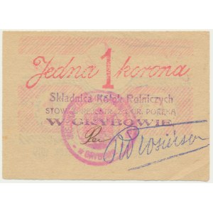 Houba, 1 koruna 1919