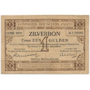 Holandsko, 1 gulden 1918