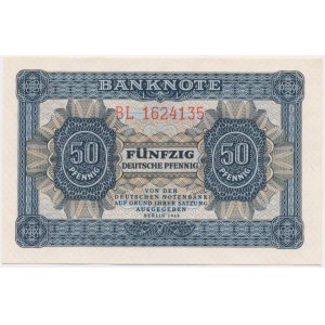Německo, DDR, 50 fenig 1948
