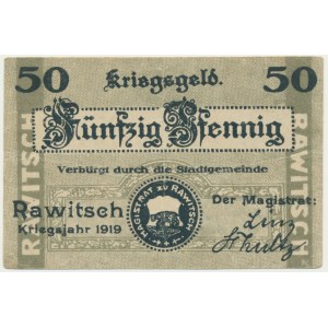 Rawicz (Rawitsch), 50 fenigów 1919