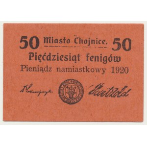 Chojnice, 50 fenig 1920