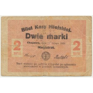 Chojnice, 2 marks 1920 - brand - rarer