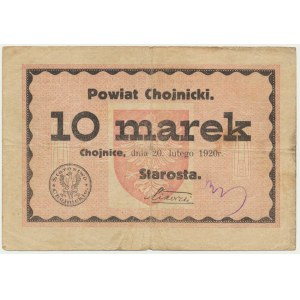 Chojnice, 10 marks 1920