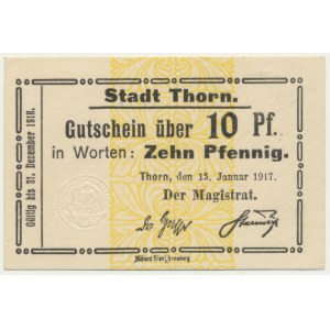 Thorn (Toruń), 10 fenigów 1917