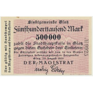 Klodzko (Glatz), 500,000 marks 1923