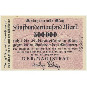 Kłodzko (Glatz), 500.000 marek 1923
