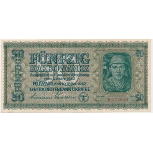 Ukraine, 50 Karbovanez 1942